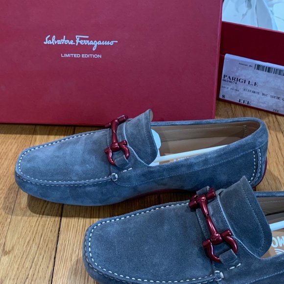 Salvatore Ferragamo Parigi Limited Edition Suede Salvatore Ferragamo Italy Parigi Gancini Men main image 2